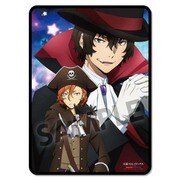 文豪ストレイドッグス DEAD APPLE フリースブランケット 太宰治＆中原中也 [キャラクターグッズ]
