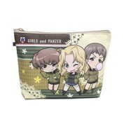 ガールズ&パンツァー最終章 撥水ポーチ デフォルメキャラ サンダース大学付属高校 [キャラクターグッズ]