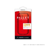 LP-AQRCHVCRD [AQUOS R compact用 耐衝撃ハイブリッドケース 「PALLET」 レッド]
