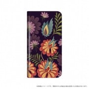 LP-AQRCLD06 [AQUOS R compact用 薄型デザインPUレザーケース 「Design＋」 Flower アート]