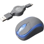 SRM-MA01/BL [コードリールケーブル モバイルミニマウス USB A対応 ブルー]