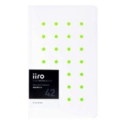 iiro イーロ ノート 42 dot ネオングリーン 01-00420