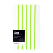 iiro イーロ ノート 42 stripe ネオングリーン 01-00421