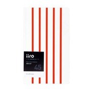 iiro イーロ ノート 45 stripe ネオンレッド 01-00427