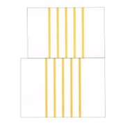 KOBEHA letter set レターセットstripe 洋2封筒3枚+A5便箋6枚 オレンジ 01-00248