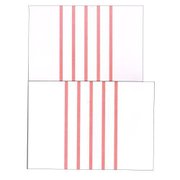 KOBEHA letter set レターセットstripe 洋2封筒3枚+A5便箋6枚 ローズ 01-00249