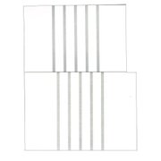 KOBEHA letter set レターセットstripe 洋2封筒3枚+A5便箋6枚 グレー 01-00251