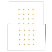 KOBEHA letter set レターセットdot 洋2封筒3枚+A5便箋6枚 オレンジ 01-00253