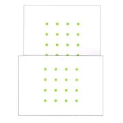 KOBEHA letter set レターセットdot 洋2封筒3枚+A5便箋6枚 グリーン 01-00255