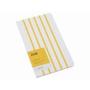 iiro イーロ ノート 08 stripe ネープルス・イエロー 2冊セット 01-00073