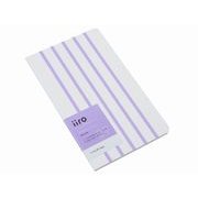 iiro イーロ ノート 09 stripe ラヴェンダー 2冊セット 01-00075