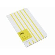 iiro イーロ ノート 12 stripe レモン・イエロー 2冊セット 01-00083