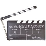 72730 [iPhone 8/7/6s/6用ケース BLACK BY MOUSSY カチンコ/ブラック]