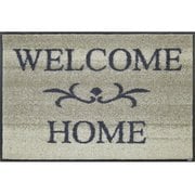 玄関マット Welcome Home beige 50×75 cm AB00001