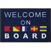 玄関マット Welcome on Board 50×75 cm AB00004