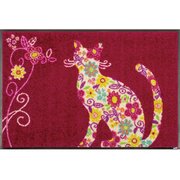 玄関マット Flower Cat 50×75 cm AB00106