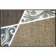 玄関マット Belgo beige 50×75 cm AB00233