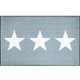 玄関マット Stars grey 75×120 cm AB00286