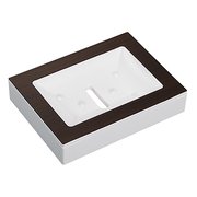 WOODY (ウッデイ) 白ウォルナット 角型 ソープディッシュ 14-451922