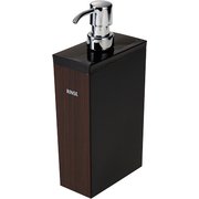 WOODY (ウッデイ) 黒 ウォルナット 長角型 リンス 14-452264