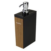 WOODY (ウッデイ) 黒 チーク 長角型 シャンプー 14-452318