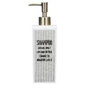 クロス ストライプ 白 シャンプー 角型 大 500mL 15-453513