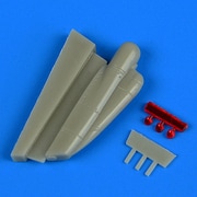 QIC72566 F-14A/B トムキャット チンポッド(ECM付)(ハセガワ用) [1/72 レジン製ディティールアップパーツ]