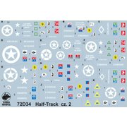 TRM72D34 ポーランド軍 ハーフトラック用デカール Vol.2 [1/72 デカールシリーズ]