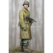 AM35241 WW II 米 歩兵部隊下士官 外套姿 [1/35 レジン製ミリタリーフィギュア]