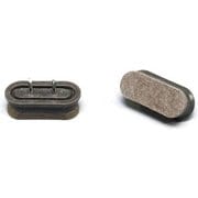 打込みフェルト ブラウン 16×35mm 4個入り CQ1635