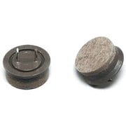 CQ2850 [打込みフェルト ブラウン 28mm丸 4個入り]
