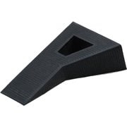 DS105-63 [ドアストッパー 黒 クサビ型]