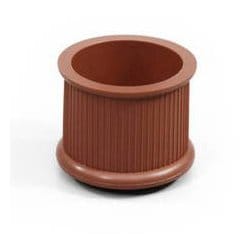 イス脚キャップ 丸型 茶 28mm 4個入り G-0-283