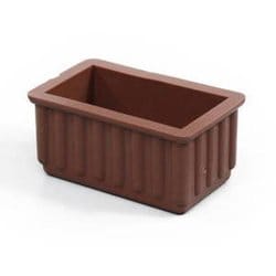 イス脚キャップ 長方形 茶 24×45×25mm 2個入り G-24-23