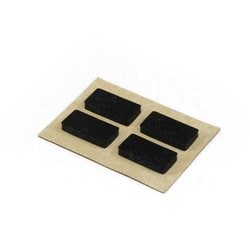 防振・防音ゴム 粘着付 3×10×20mm 4個入り GR-1023