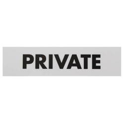 KMP1845-11 [プレート 片面マット PRIVATE 180x45x2mm]