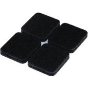 PQ2925-1 [硬質フェルト ブラック 4×29×25mm 8個入り]