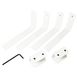 パーテーション用スタンド 白 150×150×25mm PTS-150