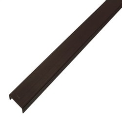 簡易内窓 ベランダ用 横カバー ブラウン 2100mm PTY3131