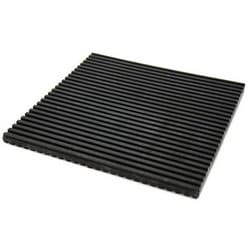 防振両面スジ入ゴム 200×200×10mm WBG-1020