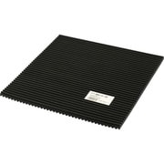 防振両面スジ入ゴム 300×300×10mm WBG-1030