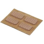 波ゴム 茶 3×10×20mm 4個入り WR231-2