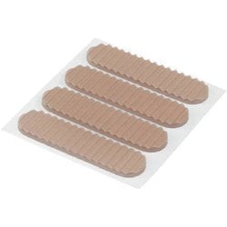 波ゴム 茶 3×13×55mm 4個入り WR553-2