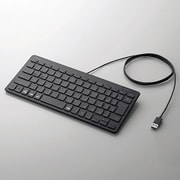有線ミニキーボード/パンタグラフ式/薄型/日本語配列/ブラック TK-FCP096BK