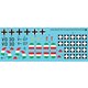 SBMD72025 メッサーシュミット Bf109F-4 「ハンガリー空軍」 Vol.II 2機分の国籍マーク付 [1/72 デカール]