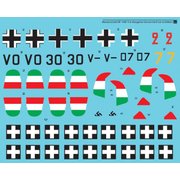 SBMD48025 メッサーシュミット Bf109F-4 「ハンガリー空軍」 Vol.II 2機分の国籍マーク付 [1/48 デカール]