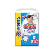 グーンパンツ まっさらさら通気 L 56枚 女の子 お買い得パック [ベビー用紙おむつ]