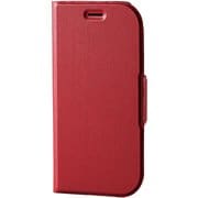 PD-F03KPLFURD [docomo らくらくスマートフォンme(F-03K) ソフトレザーカバー 薄型 磁石付 レッド]