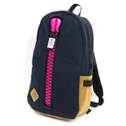G239561-C58 [スウェットメガジップ デイパック ネイビー×ピンクジップ]