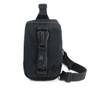 G239572-05D [スウェットメガジップ ボディバッグ ダークブラック]